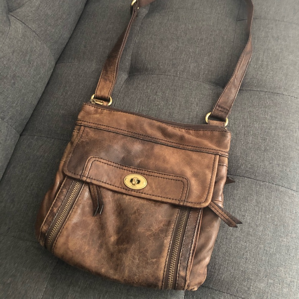 Fossil Leather Bag